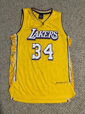 Links Marketing Group Los Angeles Lakers Shaquille O'Neal #34 Lore Series Jersey